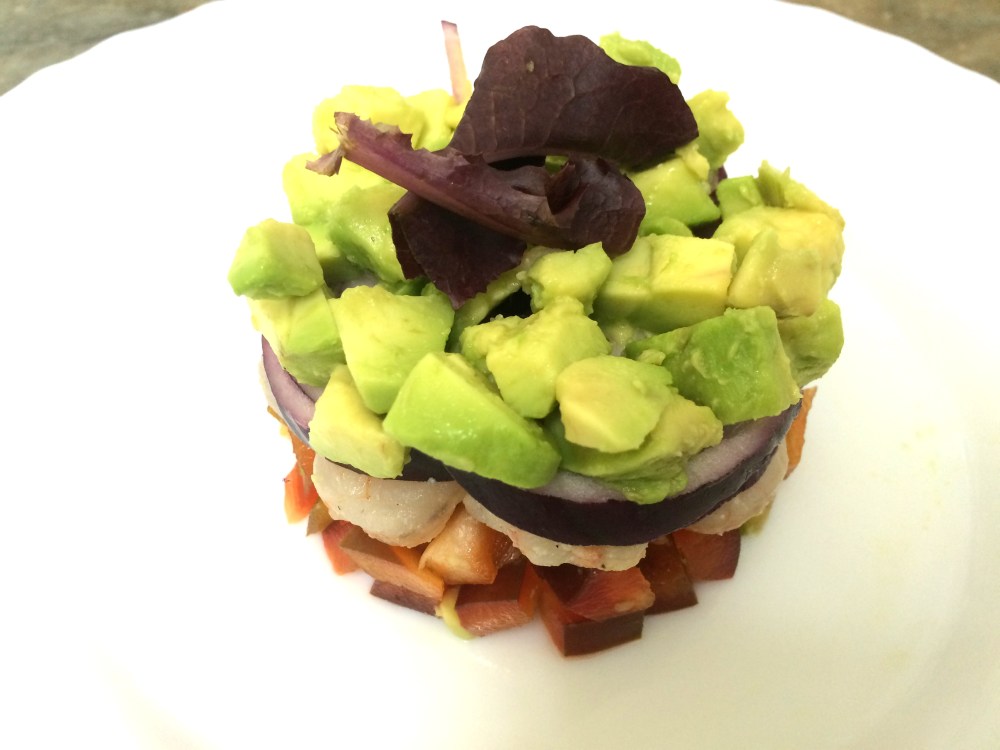 Timbal ceviche de aguacate y gambas (10).JPG